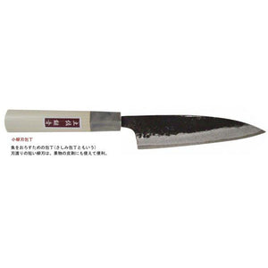 Kurouchi Koyanagiba Knife Marble Pattern Blue Steel No. 2 120mm