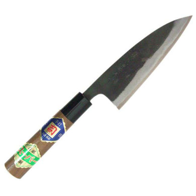 Kurouchi Funayuki Knife Walnut Handle Super Steel 135mm