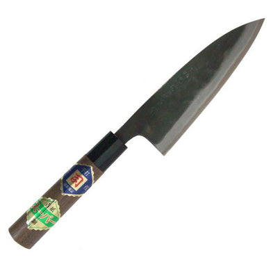 Kurouchi Funayuki Knife Walnut Handle Super Steel 150mm