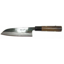 Load image into Gallery viewer, Kurouchi Santoku Knife Walnut Handle Super Steel 150mm
