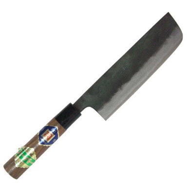 Kurouchi Nakiri Knife Walnut Pattern Super Steel 48 ~165mm