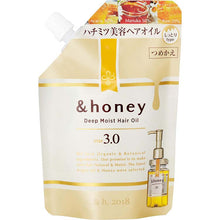 Muat gambar ke penampil Galeri, &amp;honey Deep Moist Hair Oil 3.0 Refill Ultra Moist Organic Formula Intensive Moisturizing 75ml
