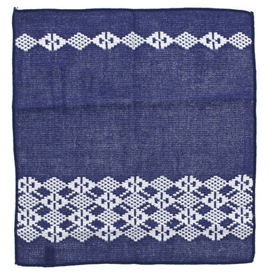 Towel handkerchief Imabari Iroha KOGIN (Cogin) Navy 25 ~25cm