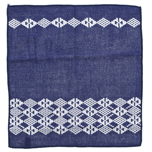Towel handkerchief Imabari Iroha KOGIN (Cogin) Navy 25 ~25cm