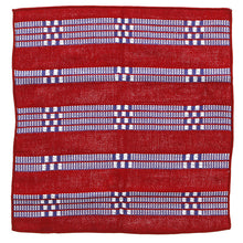 Load image into Gallery viewer, Towel handkerchief Imabari Iroha CHECK (check) red 25�~25cm
