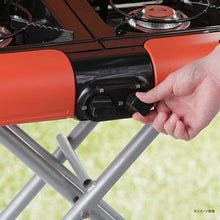 Laden Sie das Bild in den Galerie-Viewer, Iwatani Industrial Stand BBQ Grill Star Sunset Orange CB-SBG-2 (BBQ Grill Outdoor Cooking BBQ Konroyi Watani Yakiniku Yakitori Outdoor Camping with Lid)
