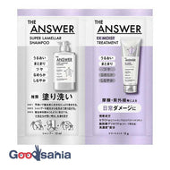 THEANSWER Super Lamella Shampoo & EX Moist Treatment FORDAILYDAMAGE Pillow 12ml & 12g