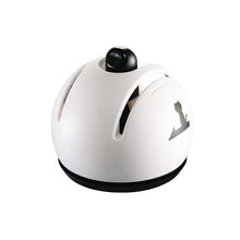 将图片加载到图库查看器，Nyammy Nyammy Cat Knife Sharpener Q Sharpener White Approx. 7.5 x 7.5 x 6.8cm AP5182
