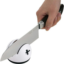 将图片加载到图库查看器，Nyammy Nyammy Cat Knife Sharpener Q Sharpener White Approx. 7.5 x 7.5 x 6.8cm AP5182

