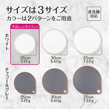 将图片加载到图库查看器，Round cutting board 25cm dishwasher safe white approx. 29 x 25 x 1cm AP5327
