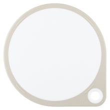 将图片加载到图库查看器，Round cutting board 25cm dishwasher safe white approx. 29 x 25 x 1cm AP5327
