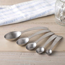 将图片加载到图库查看器，KAI SELECT100 Measuring Spoon Oval-type 5 Piece Set
