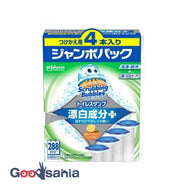 Scrubbing Bubble Toilet Stamp Whitey Citrus Replacement 38g x 4 pieces