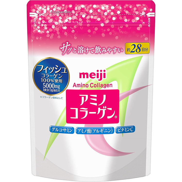 Meiji Amino Collagen (Fish Collagen) Approx. 28 Days Supply 196g