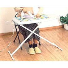 Load image into Gallery viewer, Yamazaki Jitsugyo Ironing Board Stand Type Sukkiri Press Aluminum Coat 2691 (Folding Iron Stylish Height Adjustable Foldable Foldable Boat-shaped Steel Mesh Stand Lightweight)
