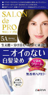 Salon de Pro Unscented Hair Color Quick Dye Cream 5A Deep Ash Brown 1 Set