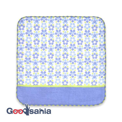 Handkerchief Town Girl's Handkerchief Nemophila Blue Approx. 25 x 25 cm