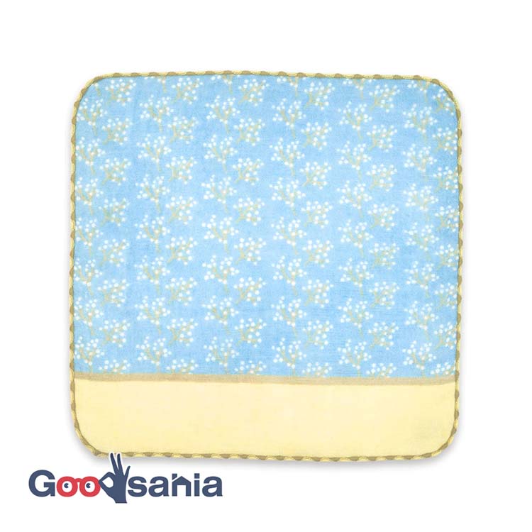 Handkerchief Town Girl's Handkerchief Gypsophila Blue Approx. 25 x 25 cm