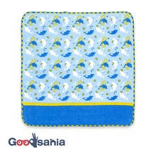 将图片加载到图库查看器，Miyamoto Handkerchief JIKANSTYLE Town Girl's Handkerchief Aquarium Edition Dolphin Gymnastics Approx. 25 x 25 cm Made in Japan 02859 (Handkerchief, Gauze, Handkerchief Towel, Handkerchief, Gauze Towel, Pile, Cotton, 100% Cotton, Made in Japan)
