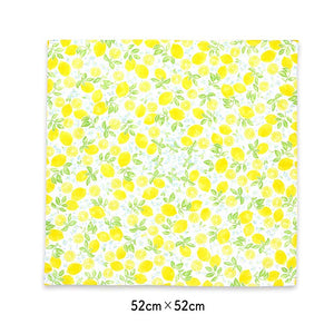 Handkerchief to* Japanese handkerchief lemon green approx. 52 x 52 cm