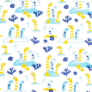 Handkerchief Children's handkerchief acchi cocchi Chinese eel white approx. 15 x 15 cm