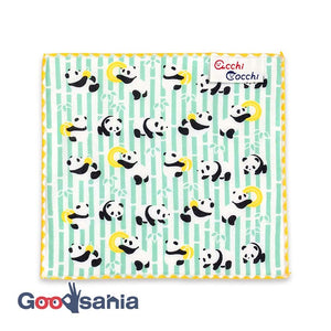 Handkerchief Children's handkerchief acchi cocchi panda green approx. 15 x 15 cm