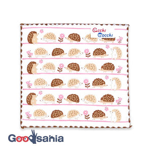 Handkerchief Children's handkerchief acchi cocchi hedgehog & flower white approx. 15 x 15 cm
