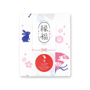 Face Towel Enpuku Towel Rabbit Tontonbyoshi White Approx. 34 x 90cm
