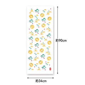 Face Towel Enpuku Towel Tsuru Longevity White Approx. 34 x 90cm