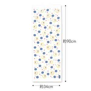 Face Towel Enpuku Towel Inu Hariko Shomon Raifuku White Approx. 34 x 90cm