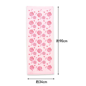 Face Towel Gauze Face Towel Nadeshiko Taori Rose Pink Approx. 34 x 90cm