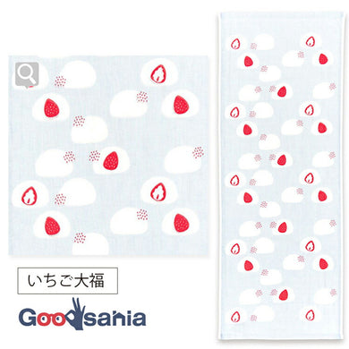 Face Towel Imabari Towel Nadeshiko Taori Strawberry Daifuku Approx. 34 x 90cm