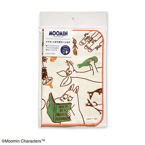 Handkerchief Moomin Smartphone/Glasses Cleaning Handkerchief Friends Brown Approx. 20 x 20 cm