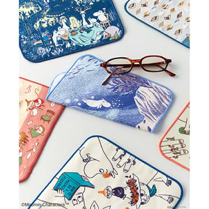 Handkerchief Moomin Smartphone/Glasses cleaning handkerchief Little My Prank Beige Approx. 20 x 20 cm