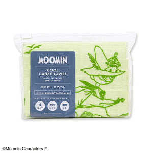 Cooling Gauze Towel Moomin Cooling Gauze Towel Snufkin & Little My Approx. 34 x 90cm