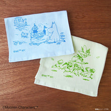 Load image into Gallery viewer, Cool Towel Moomin Cool Gauze Towel Boat Blue Approx. 34 x 90cm
