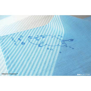 Cool Towel Moomin Cool Gauze Towel Peeking Beige Approx. 34 x 90cm