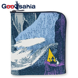Pouch Moomin Outdoors Flat Mini Pouch Tent Purple Approx. 15 x 13cm