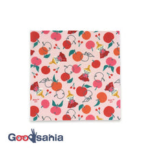 将图片加载到图库查看器，Beeswax Wrap Moomin Beeswax Wrap Little My &amp; Apple S Size Pink Approx. 18 x 18cm
