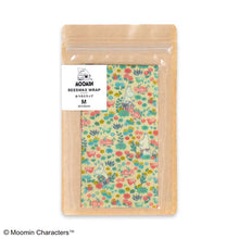 将图片加载到图库查看器，Beeswax Wrap Moomin Beeswax Wrap Flower Garden M Size Beige Approx. 25 x 25cm
