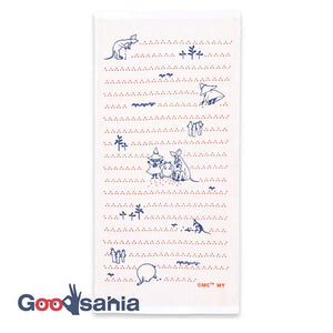 Dishcloth Moomin Double Gauze Kitchen Cloth Gardening Pink Approx. 34 x 70cm