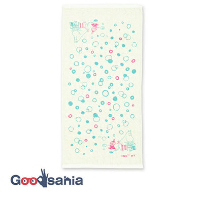 Dishcloth Moomin Double Gauze Kitchen Cloth Soap Bubble Off White Approx. 34 x 70cm