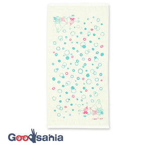 Dishcloth Moomin Double Gauze Kitchen Cloth Soap Bubble Off White Approx. 34 x 70cm