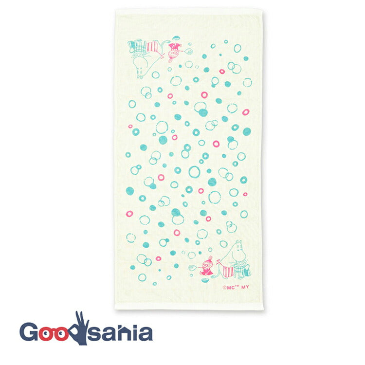 Dishcloth Moomin Double Gauze Kitchen Cloth Soap Bubble Off White Approx. 34 x 70cm
