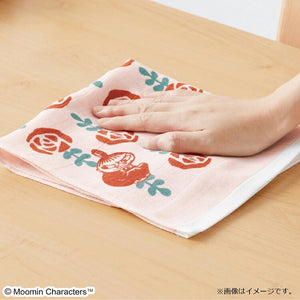 Dishcloth Moomin Double Gauze Kitchen Cloth Soap Bubble Off White Approx. 34 x 70cm