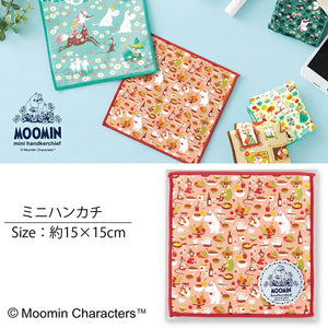Handkerchief Moomin Mini Handkerchief Hood Red Approx. 15 x 15cm