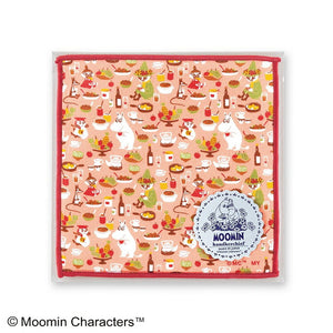 Handkerchief Moomin Mini Handkerchief Hood Red Approx. 15 x 15cm