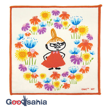 Mini handkerchief Moomin mini handkerchief wreath Little My approx. 15 x 15 cm