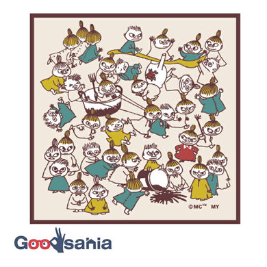 Handkerchief Moomin mini handkerchief fuss brown approx. 15 x 15 cm