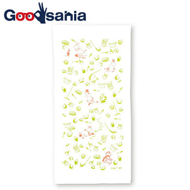 Dishcloth Moomin Kitchen Cloth Housework Green Approx. 33 x 70cm